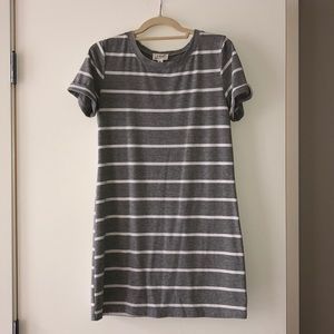 Striped t-shirt dress